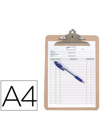 PORTANOTAS Q-CONNECT MATERIAL EXTRADURO DIN A4 4 MM