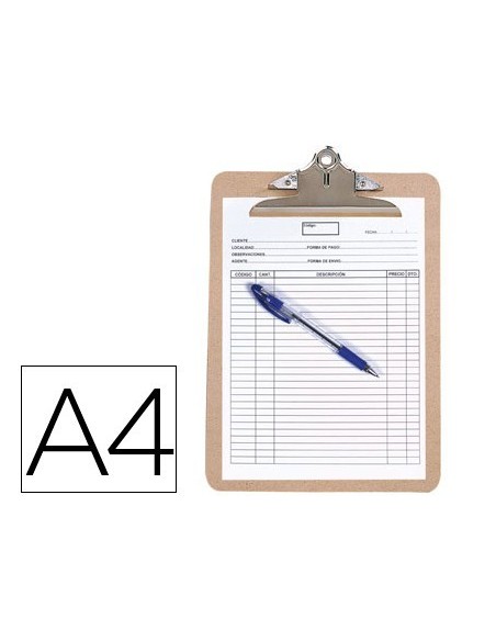 PORTANOTAS Q-CONNECT MATERIAL EXTRADURO DIN A4 4 MM