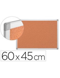 PIZARRA CORCHO Q-CONNECT MARCO DE ALUMINIO 60X45 CM