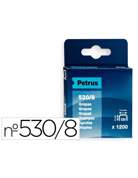 GRAPAS PETRUS N. 530/8 CAJA DE 1200 UNIDADES