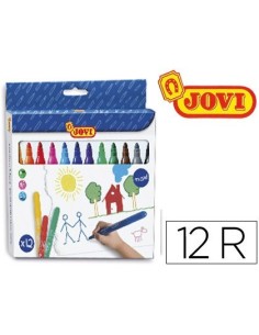 ROTULADOR JOVI MAXI 13 MM CAJA DE 12 ROTULADORES SURTIDOS