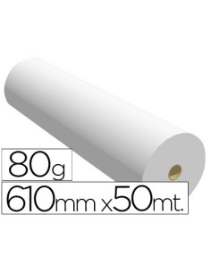 PAPEL REPROGRAFIA PARA PLOTTER 610MMX50MT 80GR IMPRESION INK-JET