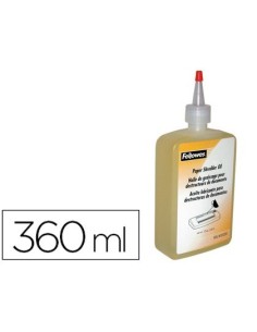ACEITE LUBRICANTE FELLOWES PARA DESTRUCTORA DE DOCUMENTOS360 ML.