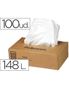 BOLSA DE RESIDUOS FELLOWES PARA DESTRUCTORA DE DOCUMENTOSCAJA CON 50 UND. PARA PS220 220C/320/320CC