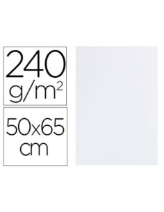 CARTULINA LIDERPAPEL 50X65 CM 240G/M2 BLANCO