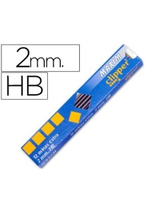 MINAS MAXIM GRAFITO DE 2 MM ESTUCHE DE 12 MINAS