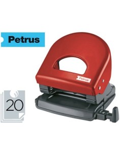 TALADRADOR PETRUS 62 COLOR ROJO CAPACIDAD 20 HOJAS