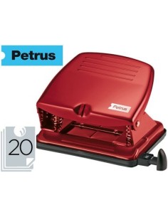 TALADRADOR PETRUS 65 COLOR BURDEOS CAPACIDAD 20 HOJAS