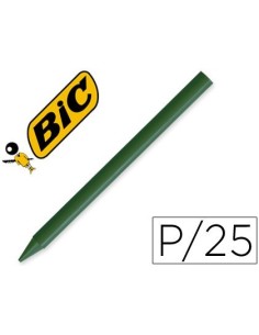 LAPICES PLASTIDECOR UNICOLOR VERDE OSCURO-02 CAJA CON 25 LAPICES