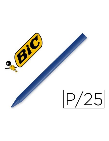 LAPICES PLASTIDECOR UNICOLOR AZUL-06 CAJA CON 25 LAPICES