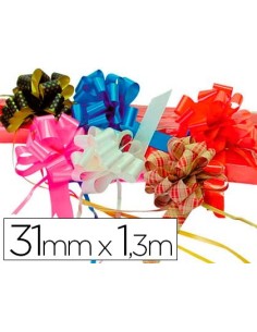 CINTA PARA HACER LAZOS ORO 130 CM X 31 MM -UNIDAD