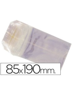 BOLSAS CELOFAN 85X190 MM PAQUETE 100 UNIDADES