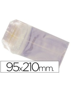 BOLSAS CELOFAN 95X210 MM PAQUETE 100 UNIDADES