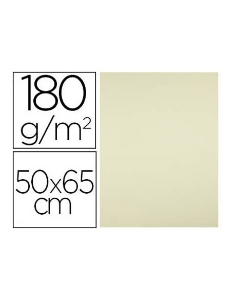 CARTULINA LIDERPAPEL 50X65 CM 180G/M2 AMARILLO