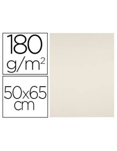 CARTULINA LIDERPAPEL 50X65 CM 180G/M2 CREMA