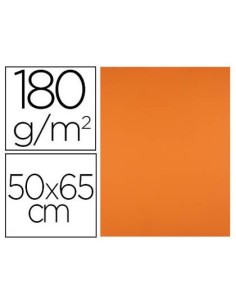 CARTULINA LIDERPAPEL 50X65 CM 180G/M2 NARANJA