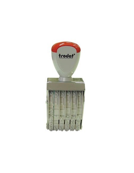 NUMERADOR TRODAT MANUAL CON 6 BANDAS 5 MM