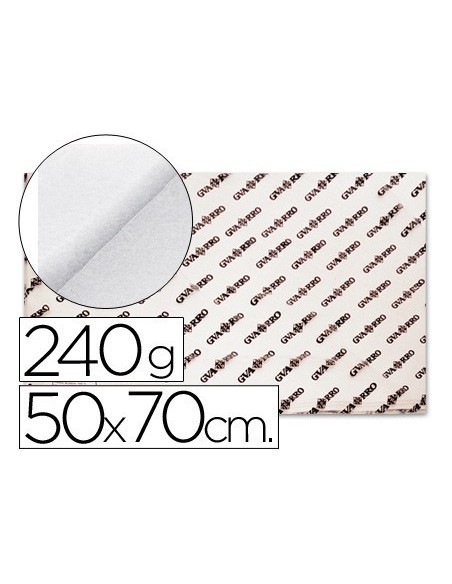 PAPEL ACUARELA 50X70 CM 240 GR GRANO GRUESO