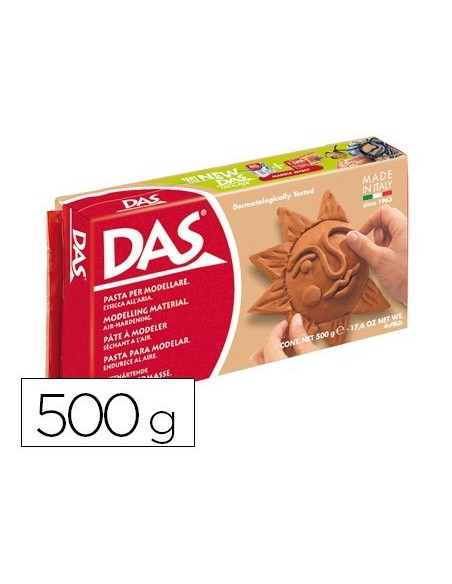 PASTA DAS TERRACOTA PARA MODELAR SECA SIN COCCION 500 GR