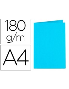 SUBCARPETA LIDERPAPEL DIN A4 CELESTE INTENSO 180G/M2