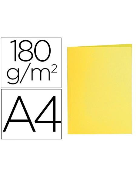SUBCARPETA LIDERPAPEL DIN A4 AMARILLO INTENSO 180G/M2