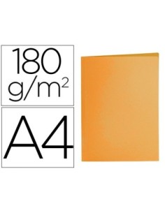 SUBCARPETA LIDERPAPEL A4 NARANJA INTENSO 180G/M2