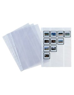 FUNDA DIAPOSITIVA FOLIO 2481 -4 TALADROS -PARA 20 DIAPOSITIVAS