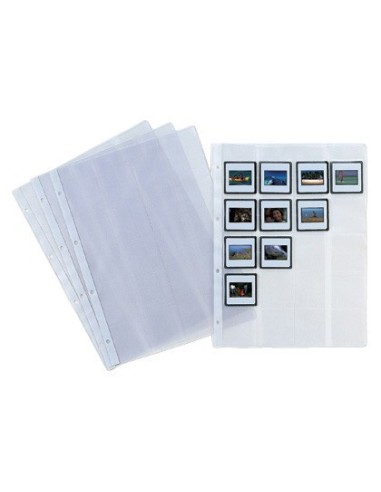 FUNDA DIAPOSITIVA FOLIO 2481 -4 TALADROS -PARA 20 DIAPOSITIVAS