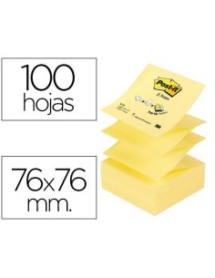 BLOC DE NOTAS ADHESIVAS QUITA Y PON POST-IT 76X76 MM Z-NOTES