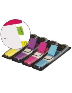 BANDERITAS SEPARADORAS 683-4AB DISPENSADOR 4 COLORES BRILLANTES