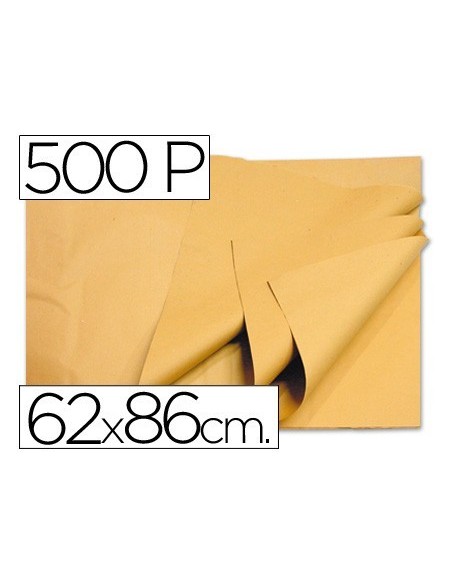 PAPEL MANILA 62X86 CREMA PAQUETE DE 500 HOJAS