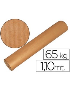 PAPEL KRAFT MARRON BOBINA 1,10 MT DE ALTURA 60/65 KG