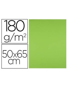 CARTULINA LIDERPAPEL 50X65 CM 180G/M2 VERDE HIERBA