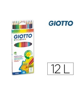 LAPICES DE COLORES GIOTTO STILNOVO 12 COLORES UNIDAD