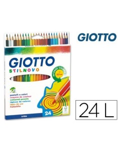 LAPICES DE COLORES GIOTTO STILNOVO 24 COLORES UNIDAD