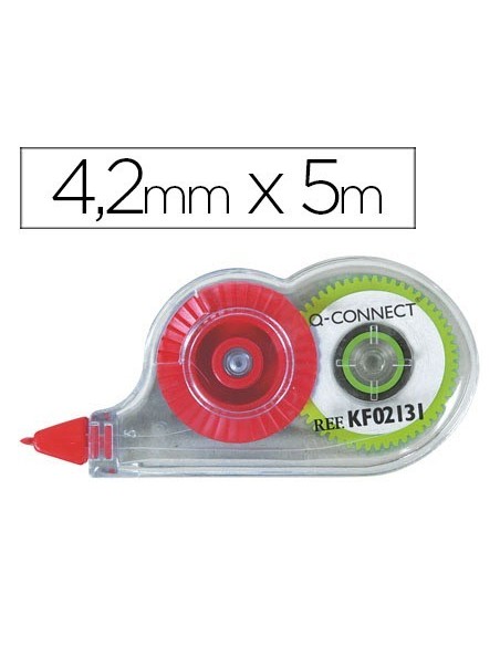 CORRECTOR Q-CONNECT CINTA MINI BLANCO 4,2 MM X 5 M EN BLISTER