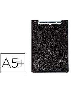 CARPETA SARO PLASTICO CON PINZA CUARTO COLOR NEGRO
