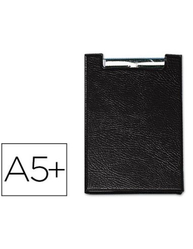 CARPETA SARO PLASTICO CON PINZA CUARTO COLOR NEGRO