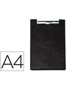 CARPETA SARO PLASTICO CON PINZA DIN A4 COLOR NEGRO