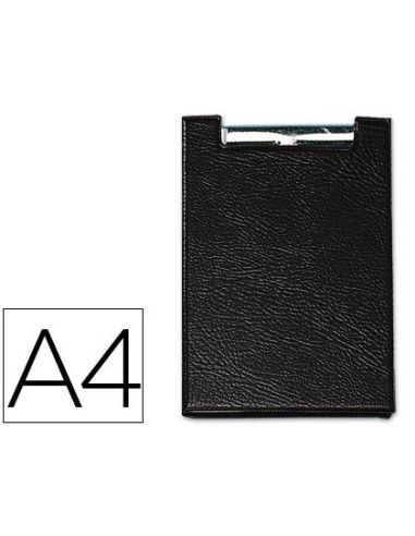 CARPETA SARO PLASTICO CON PINZA DIN A4 COLOR NEGRO