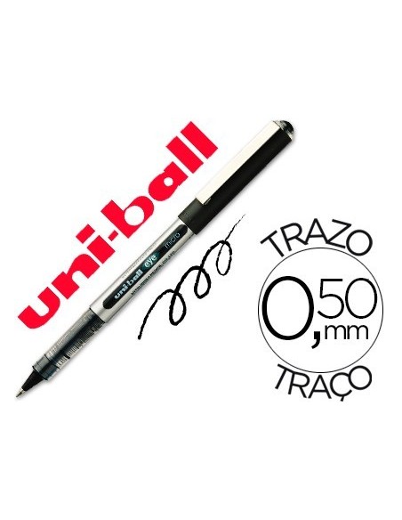 ROTULADOR UNI-BALL ROLLER UB-150 MICRO EYE NEGRO 0,5 MM UNIDAD