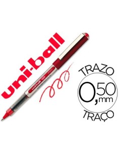 ROTULADOR UNI-BALL ROLLER UB-150 MICRO EYE ROJO 0,5 MM UNIDAD