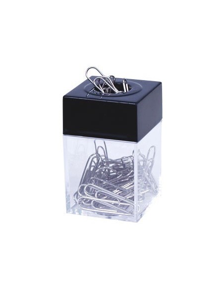 PORTACLIPS Q-CONNECT IMANTADO KF02132 CUADRADO 42X67 MM