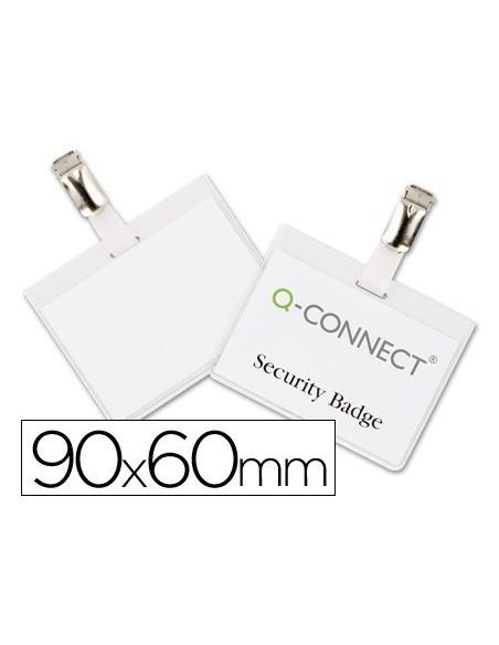 IDENTIFICADOR CON PINZA Q-CONNECT KF01562 60X90 MM CERRADA