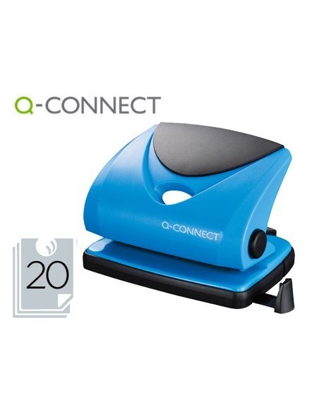 TALADRADOR Q-CONNECT KF02155 AZUL ABERTURA 2 MM CAPACIDAD 20 HOJAS
