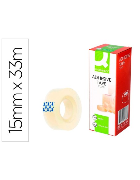 CINTA ADHESIVA Q-CONNECT 33 MT X 15 MM