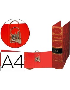 ARCHIVADOR DE PALANCA PARDO CARTON FORRADO SERIE PREMIER ANILLA 70 MM