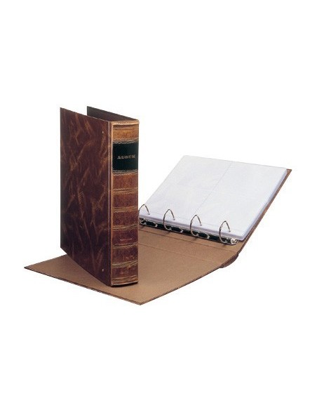 ALBUM DE FOTOS PARDO SERIE PREMIER CON CAJETIN MARRON