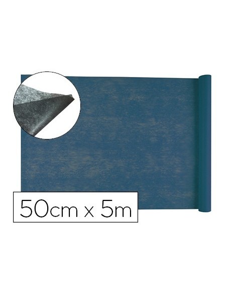 TEJIDO SIN TEJER LIDERPAPEL TERILENO 25 G/M2 ROLLO DE 5 MT AZUL MARINO