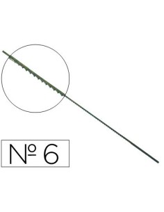 PELOS DE SEGUETA MADERA N.6 CAJA DE 144 UNIDADES